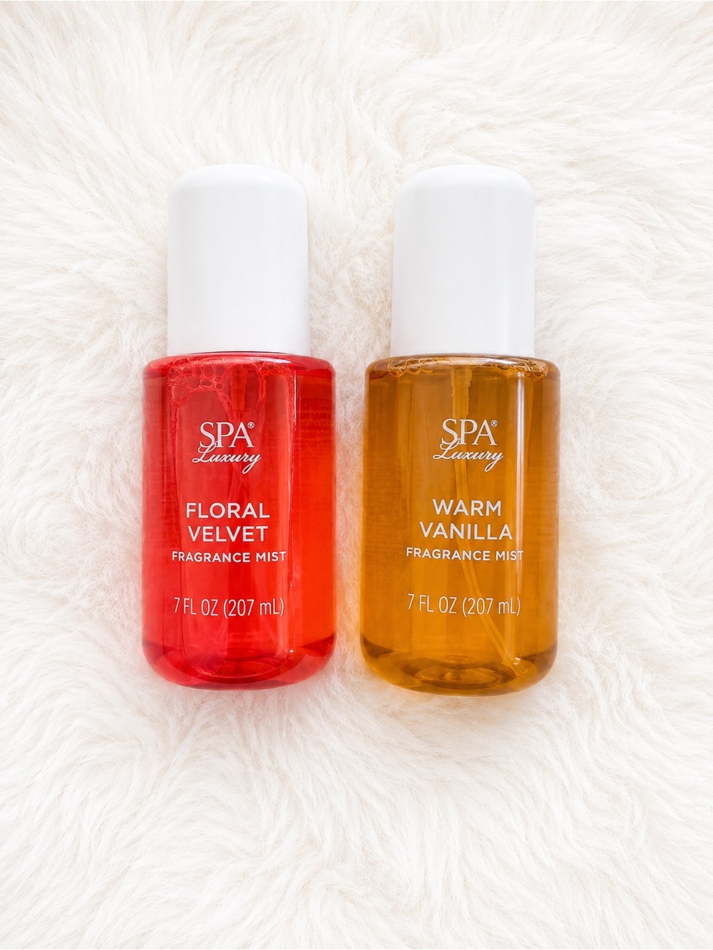 SPA Luxury Fragrance Mist Duo | Warm Vanilla Sugar-Inspired & Floral Velvet